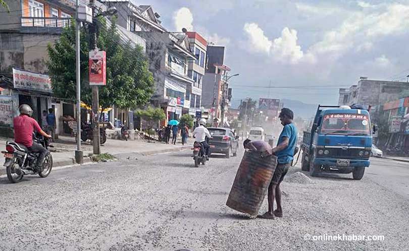Road-Construction-Pokhara