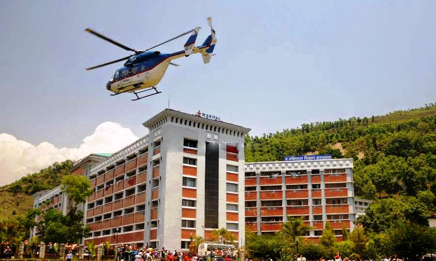 manipal helicopter