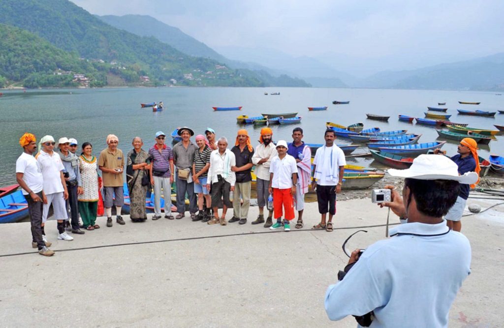 Indian-tourists-in-Pokhara