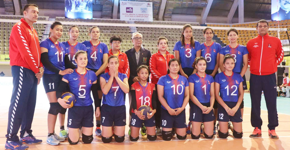 women volleyball nepal