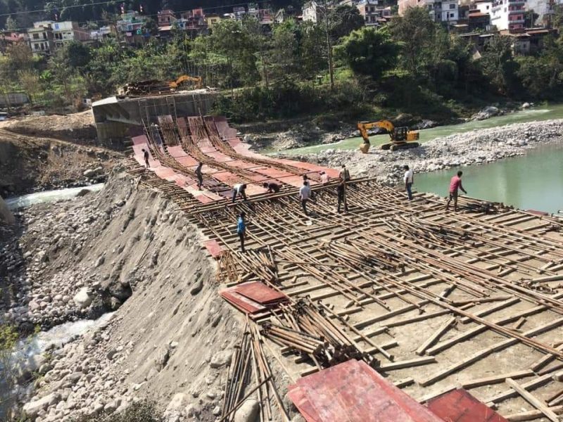 Tanahun-Gorkha bridge damage