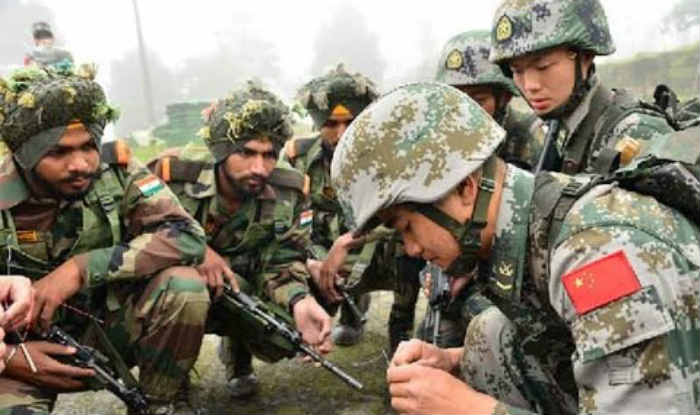 Indian & Chinese army