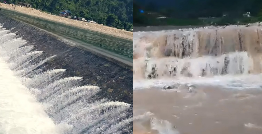 Harpan Khola Dam bagayo