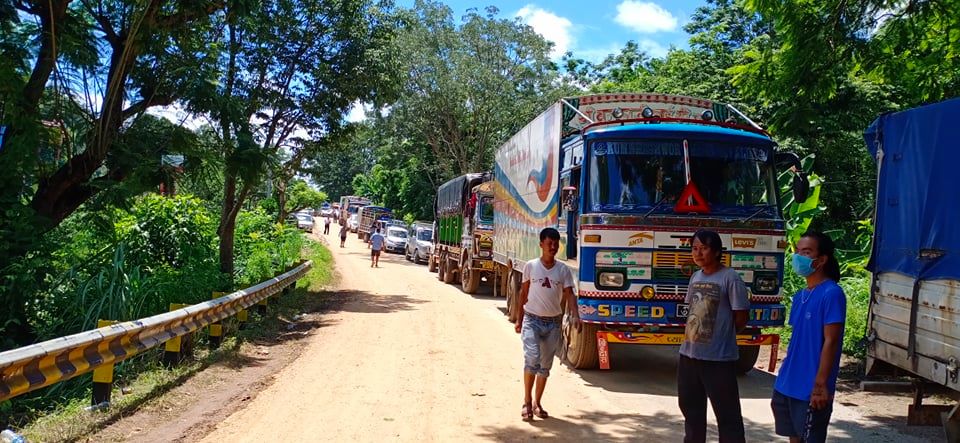 Prithvi Highway Block Diversion Ma Truck Fasyo Tanahun