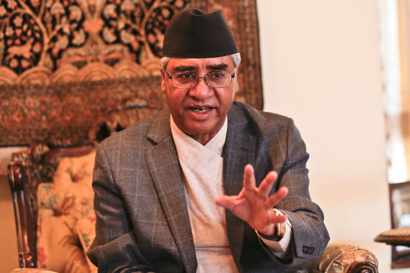Sher Bahadur Deuba Photo: Dinesh Gole/Nagarik/Republica
