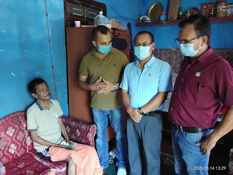 Lions Tanahun Damauli help kidney P Ram L Stha