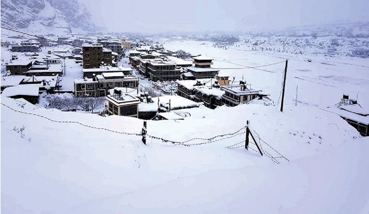 snow jomsom bazzar