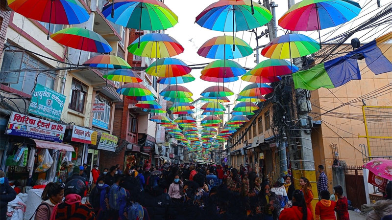 umbrella street