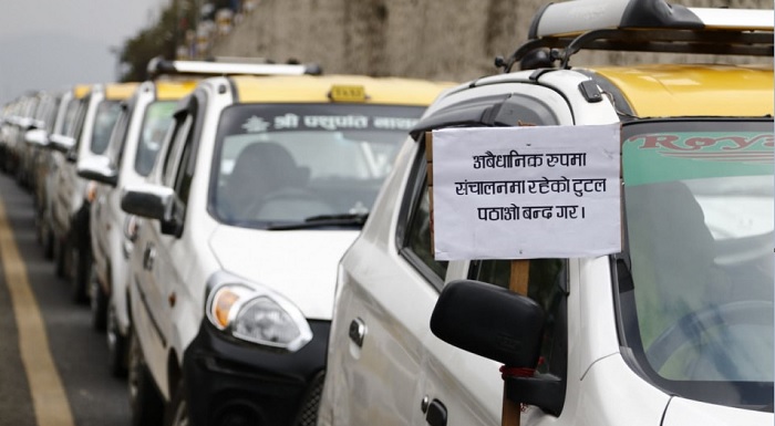 taxi andolan