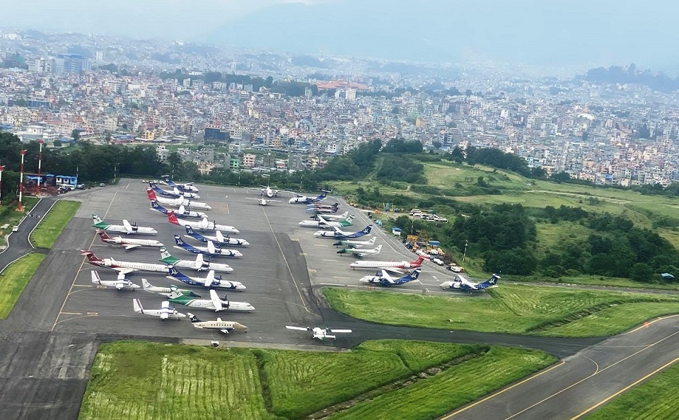 airport plane kathmandu