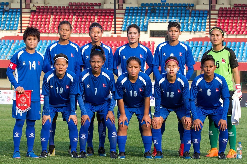 nepali girl football team