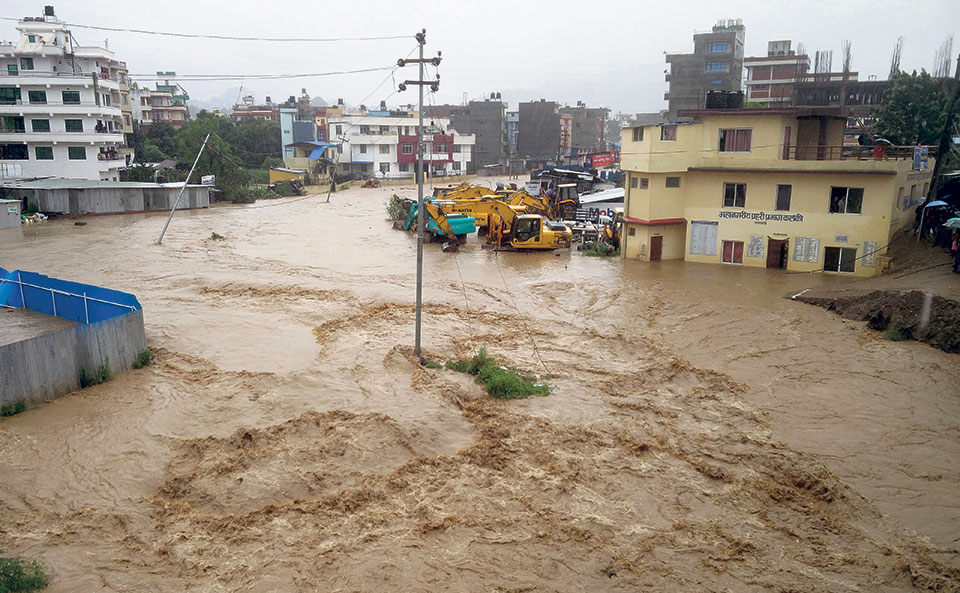 Flooded-kalanki ktm flood