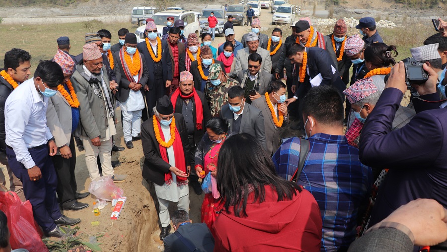 dedhgaun jhyalbas road inaugaration (4)