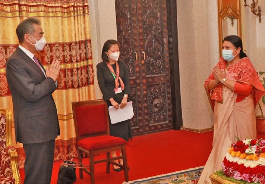 bidhya-bhandari-Wang-yi