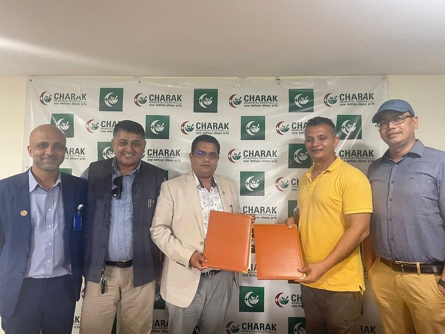 MOU charak and syangja yatayat Pvt