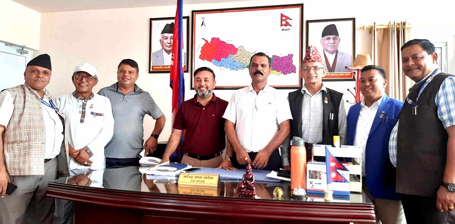 Narendra Thapa Office Pic