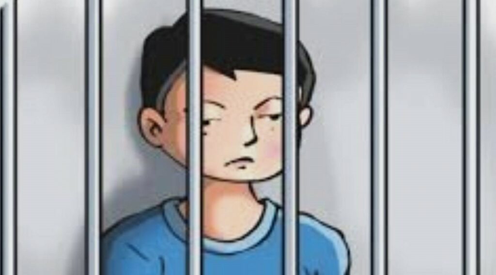 child at jail