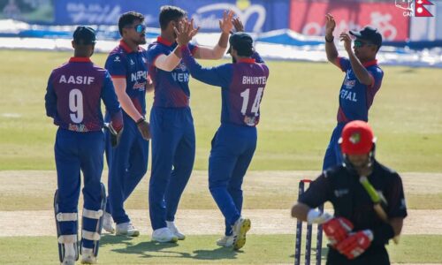 Cricket win nepal