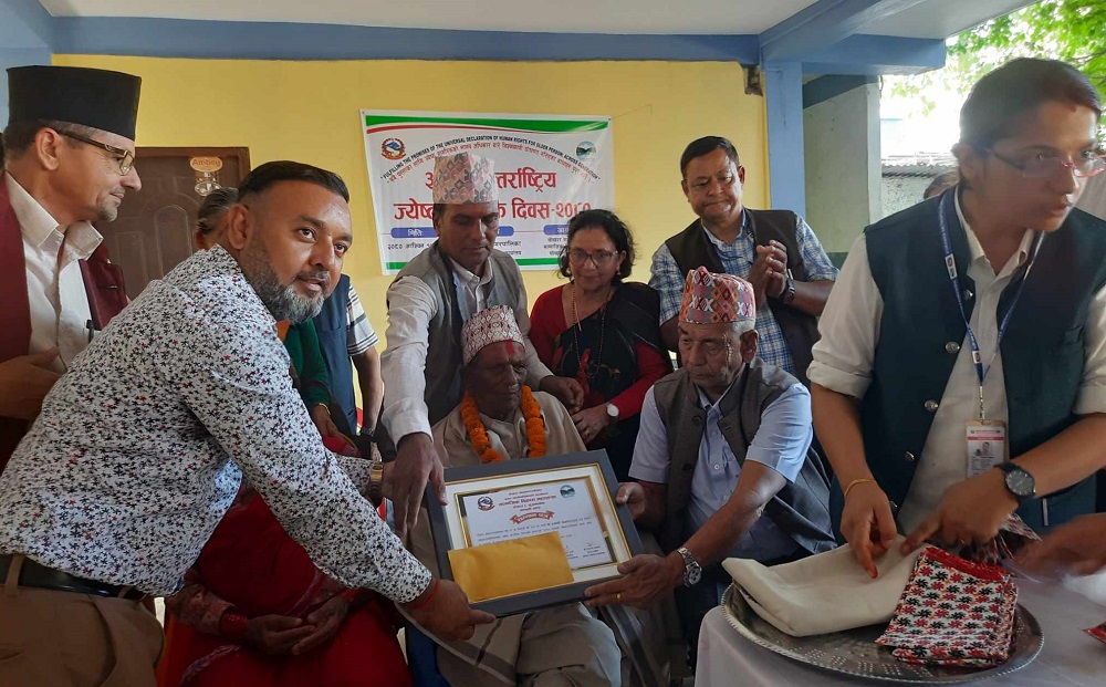 Samman Patra Handover