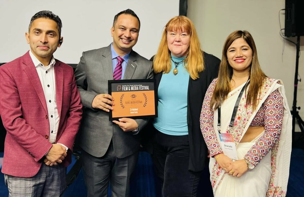 Ganesh Pandey Co husband awarded