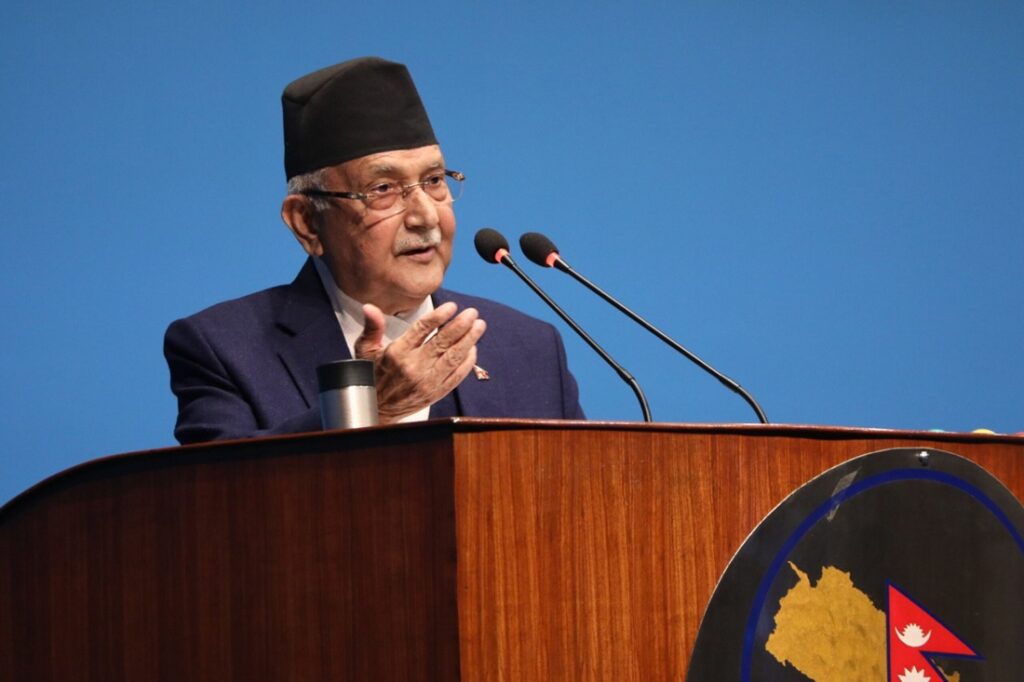 KP Oli samsad