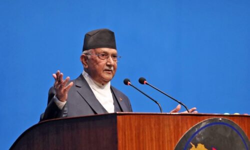 KP-Sharma-Oli-in-Parliament samsad