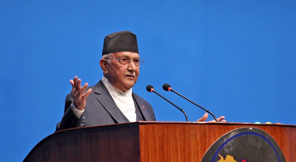 KP-Sharma-Oli-in-Parliament samsad