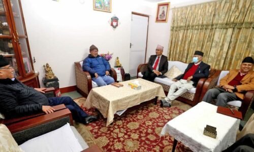 PM-Prachanda-KP-Oli-meet-with-madhav-Kumar-nepal