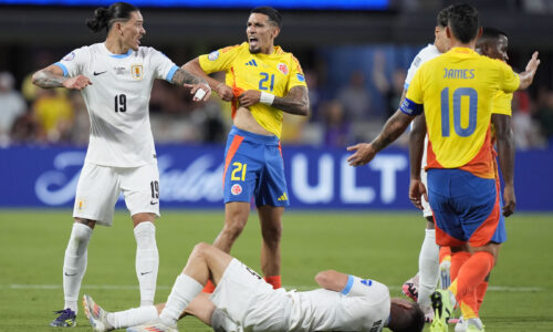 Copa America Soccer Uruguay Colombia