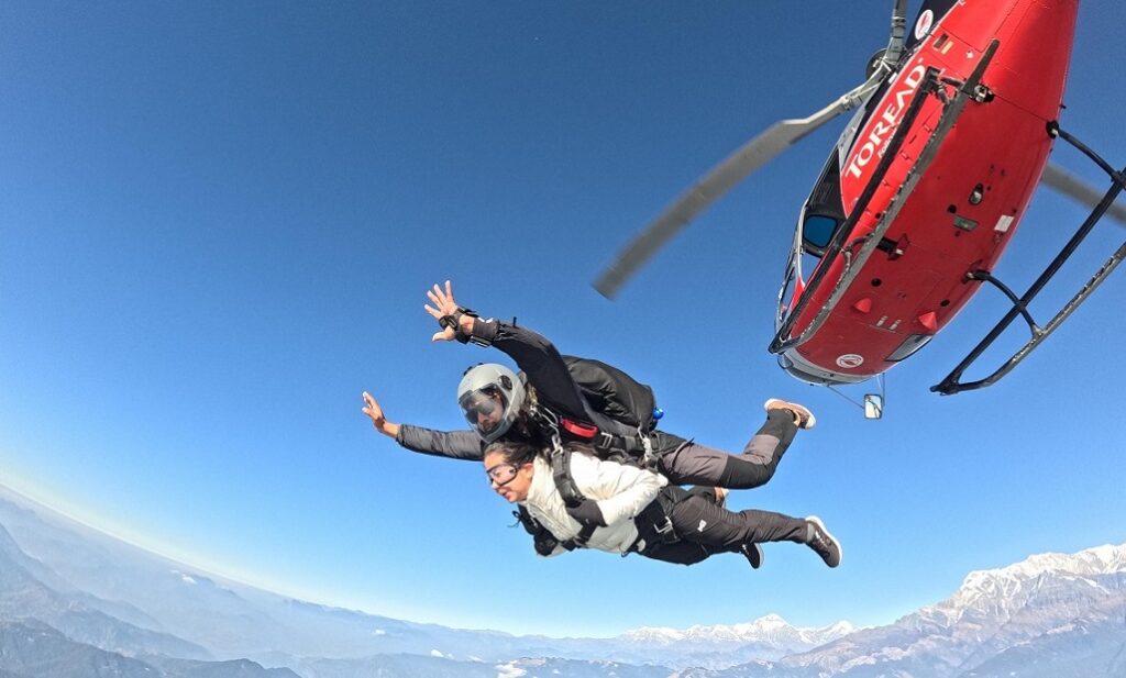 sky-dive pokhara