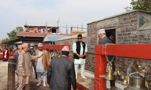 Gyanendra Shah at Alamdevi
