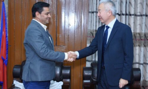 Health Minister and Japanese Ambassador meet fagun 9 pic