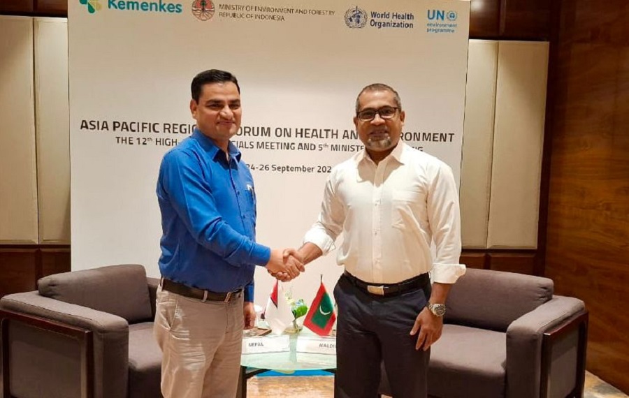 Health minister Meet with Maldives Health Minister in Jakarta 2
