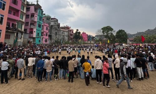 waling volleyball game