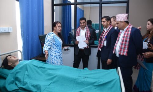 simulation ward In Prasuti Hospital