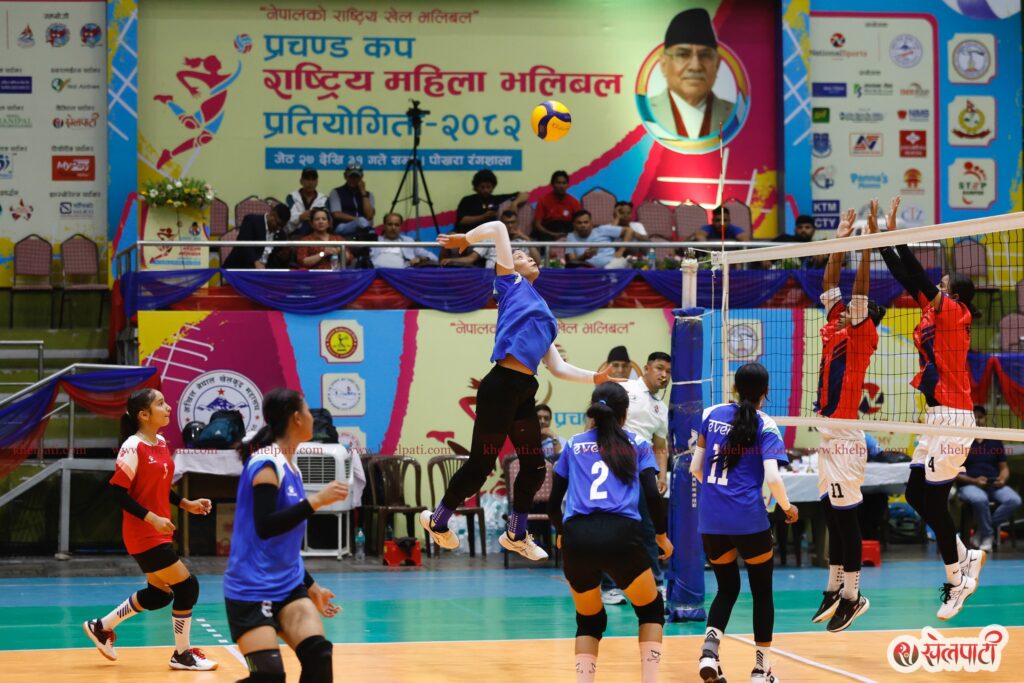 everest beats gandaki women vb prachanda cup