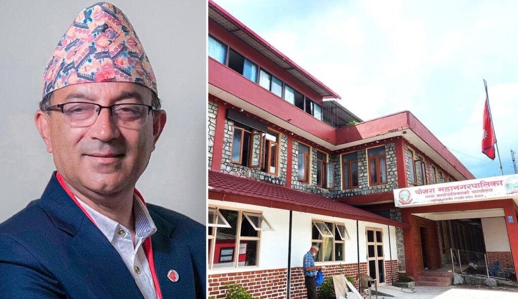 pokhara-mahanagar mayor dhanaraj acharya