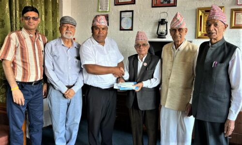 Mani loksahitya puraskar pradan garine