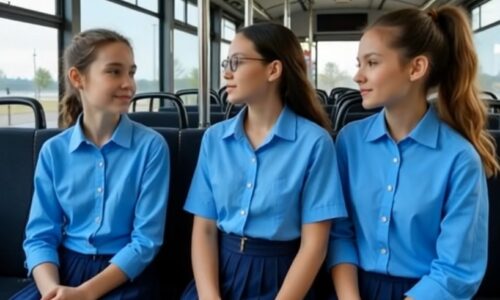 ai photo three 3 girl