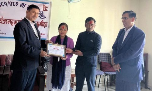 arjunchaupari-health-post-samman