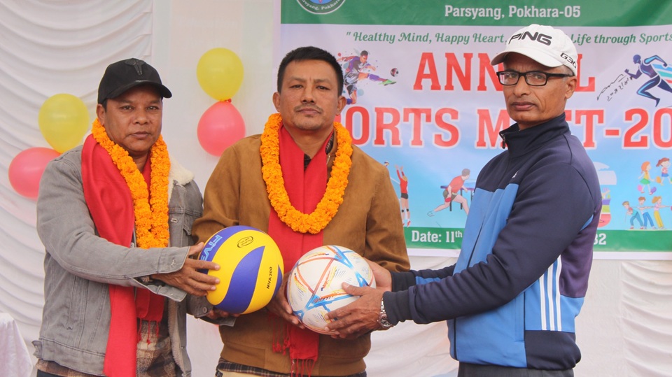 शान्ति निकेतन विद्यालयमा वार्षिक खेलकुद महोत्सव सुरु