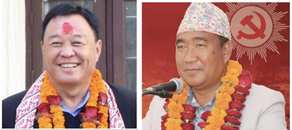Gurung from Constituency 1 and Thapa from Constituency 2 are selected as candidates from Syangja UML