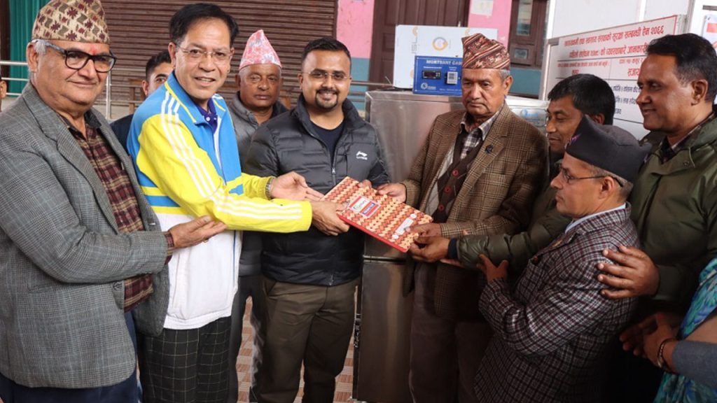 Modern mortuary refrigerator handed over to Waling Hospital