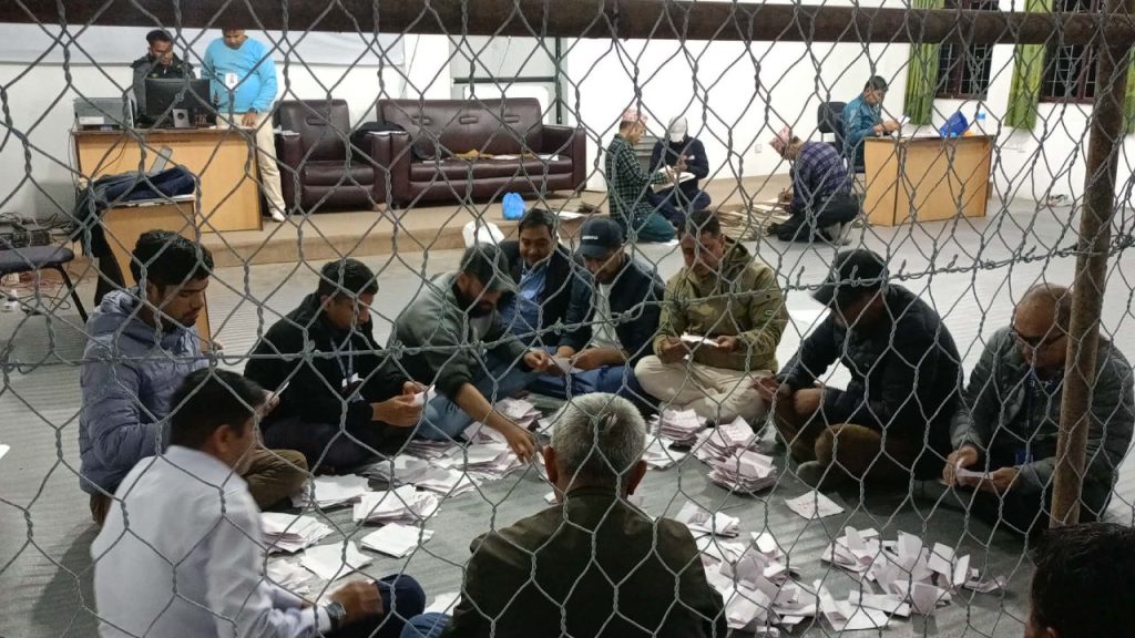 Counting of votes continues in Syangja 1