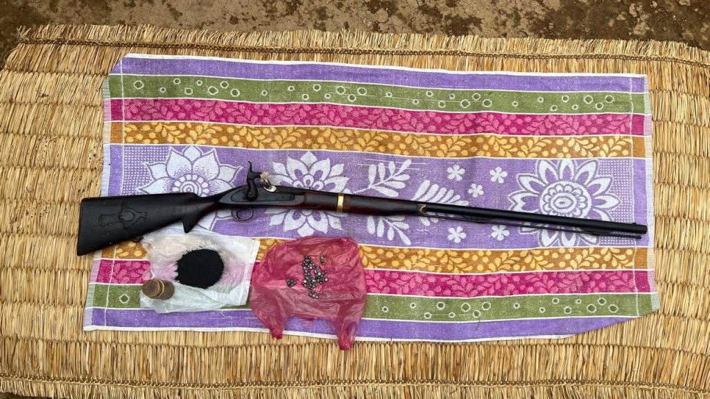 Elderly man arrested with loaded gun