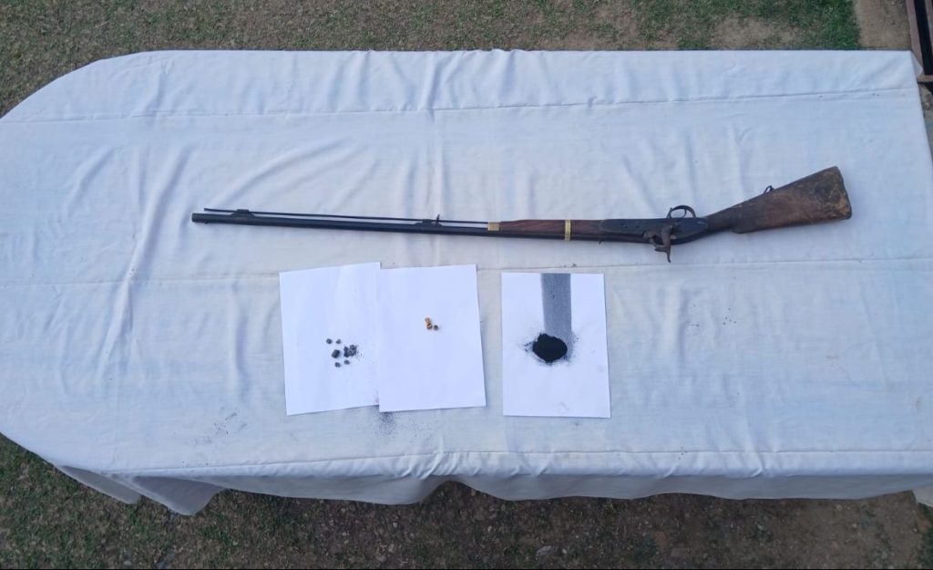 One person arrested with a loaded gun