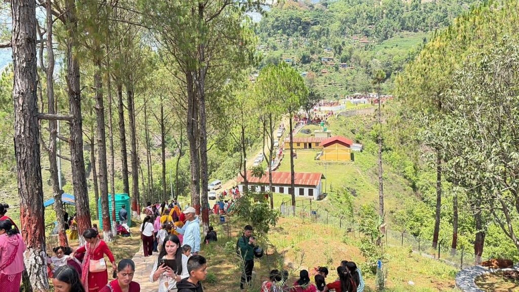Devotees visit the country’s first Navagraha temple