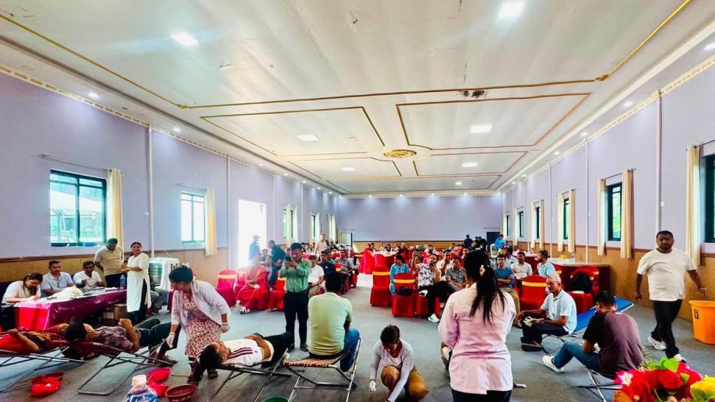 82 pints of blood donated in Syangja