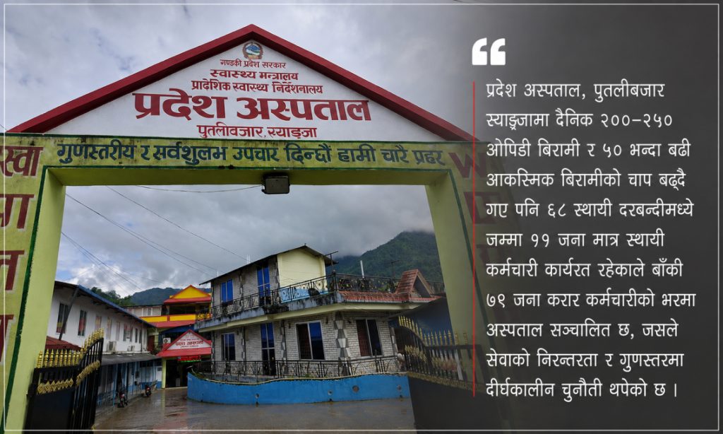 Services at Syj Pradesh Hsptl affected by staff shortage